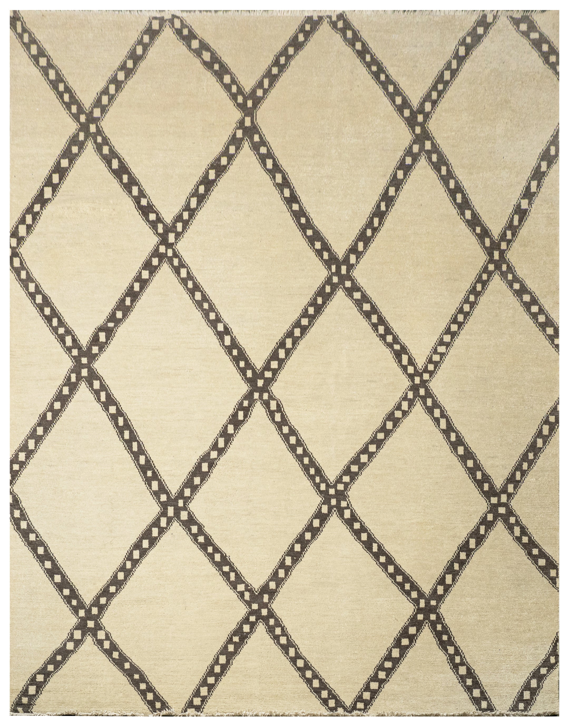 Handknotted Carpet, DIA- LINE 2, Desert & Sand Umber